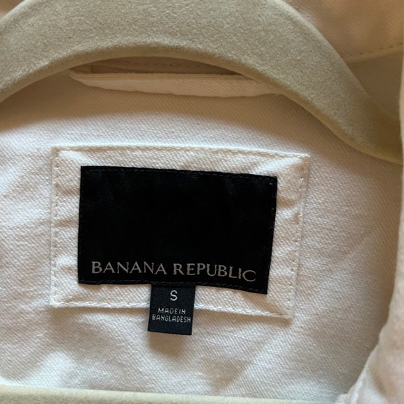 Banana Republic Customized Embroidered White Jacket Small - Picture 9 of 9